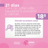 Desafio 21 dias - 18º - Atenção ao próprio corpo